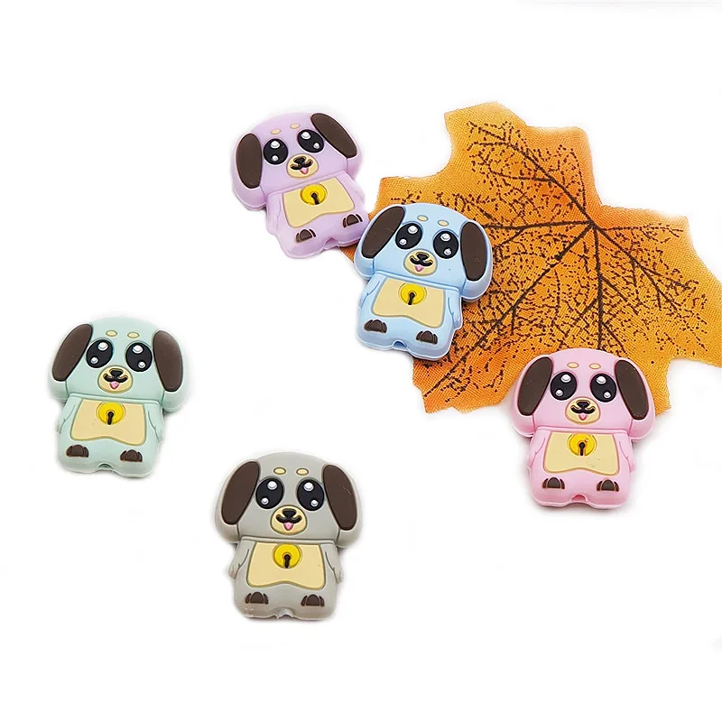 Chenkai 50PCS BPA Free Silicone Dog Teething Beads Baby Animal Teething Gifts For Baby Chewable Pacifier Teether Toy Accessories
Chenkai 50PCS BPA Free Silicone Dog Teething Beads Baby Animal Teething Gifts For Baby Chewable Pacifier Teether Toy Accessories