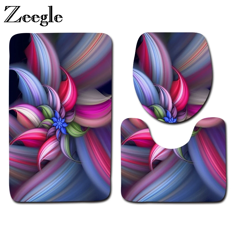 Zeegle 3pcs Rose Pattern Bath Mat Set Flannel Bathroom Carpet Set Doormat Anti-slip Bathroom Floor Mats Toilet Rugs Shower Mats
Zeegle 3pcs Rose Pattern Bath Mat Set Flannel Bathroom Carpet Set Doormat Anti-slip Bathroom Floor Mats Toilet Rugs Shower Mats
