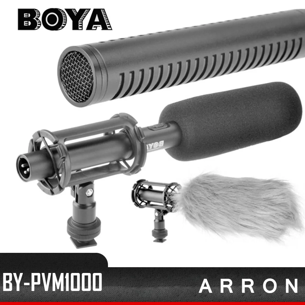 Hot BOYA BY-PVM1000 Professional DSLR Condenser Shotgun Microphone Video Interview Reporting for Canon Nikon Sony DSLR Camera
Hot BOYA BY-PVM1000 Professional DSLR Condenser Shotgun Microphone Video Interview Reporting for Canon Nikon Sony DSLR Camera