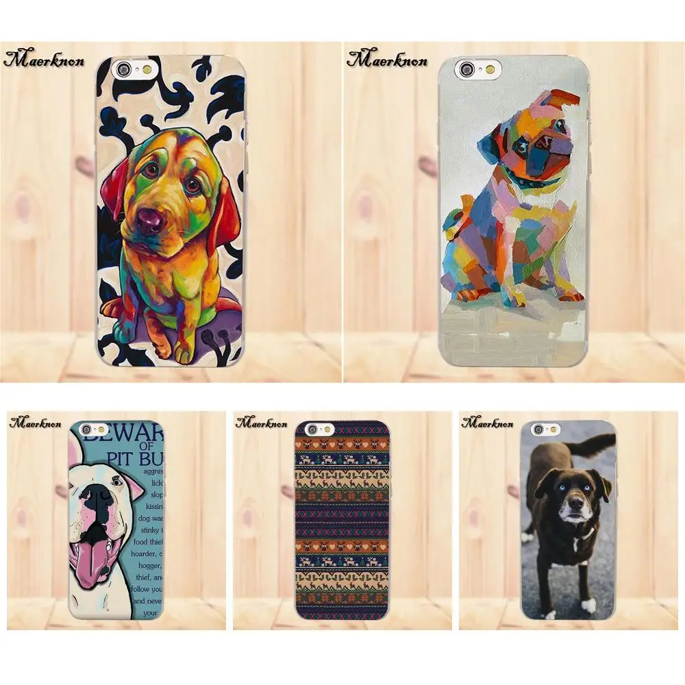 Maerknon Soft Silicone TPU Transparent Cases Cute Pitbull Dogs Pop Art For Samsung Galaxy A3 A5 A7 J1 J2 J3 J5 J7 2015 2016 2017 | Мобильные