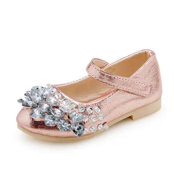 Fashion Autumn Girls Princess Shoes Rhinestones Children's shoes PU Leather Dancing Kids single shoe Gold Silver Pink
Fashion Autumn Girls Princess Shoes Rhinestones Children's shoes PU Leather Dancing Kids single shoe Gold Silver Pink