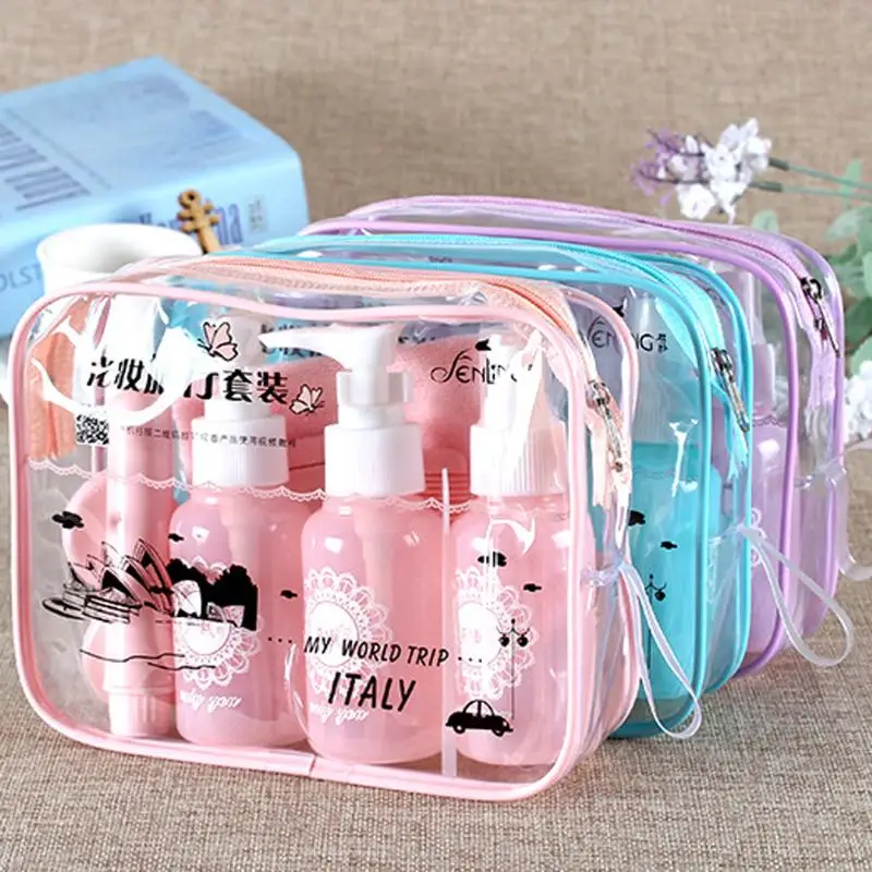 10pcs/set Makeup Spray Bottles Kits Portable Perfume Shampoo Cream Lotion Container Travel Cosmetic Bottle Set with Pouch
10pcs/set Makeup Spray Bottles Kits Portable Perfume Shampoo Cream Lotion Container Travel Cosmetic Bottle Set with Pouch