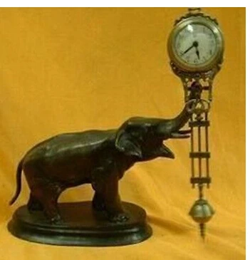 Art Bronze Decoration Crafts Brass 25cm Height old handwork Beautiful pendulum clock bronze elephant statue crafts tools
Art Bronze Decoration Crafts Brass 25cm Height old handwork Beautiful pendulum clock bronze elephant statue crafts tools