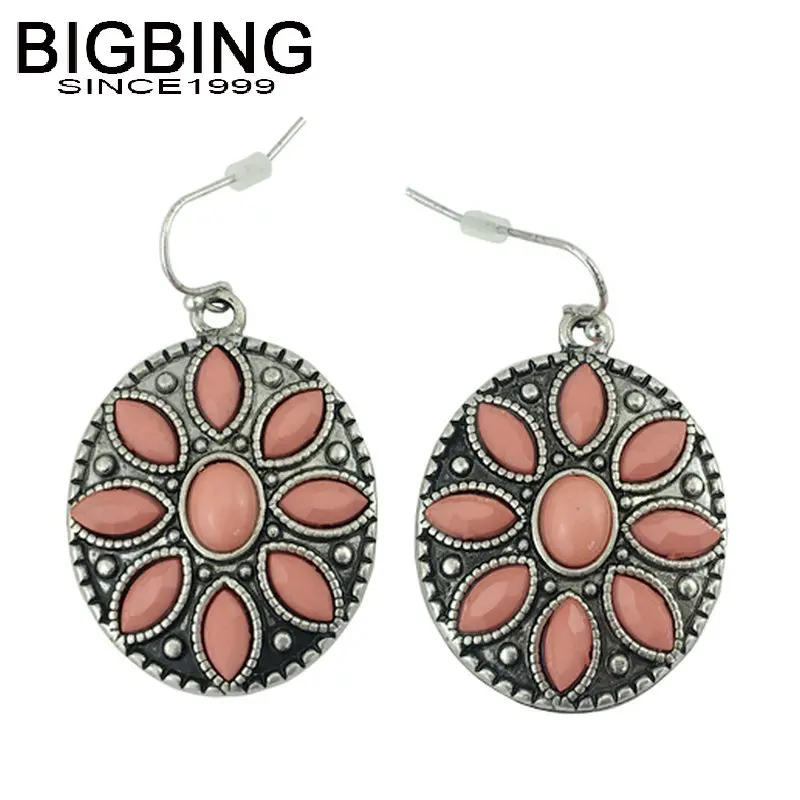 S127 BIGBING jewelry fashion retro silver pink crystal flower dangle earring fashion jewelry fashion women earring
S127 BIGBING jewelry fashion retro silver pink crystal flower dangle earring fashion jewelry fashion women earring