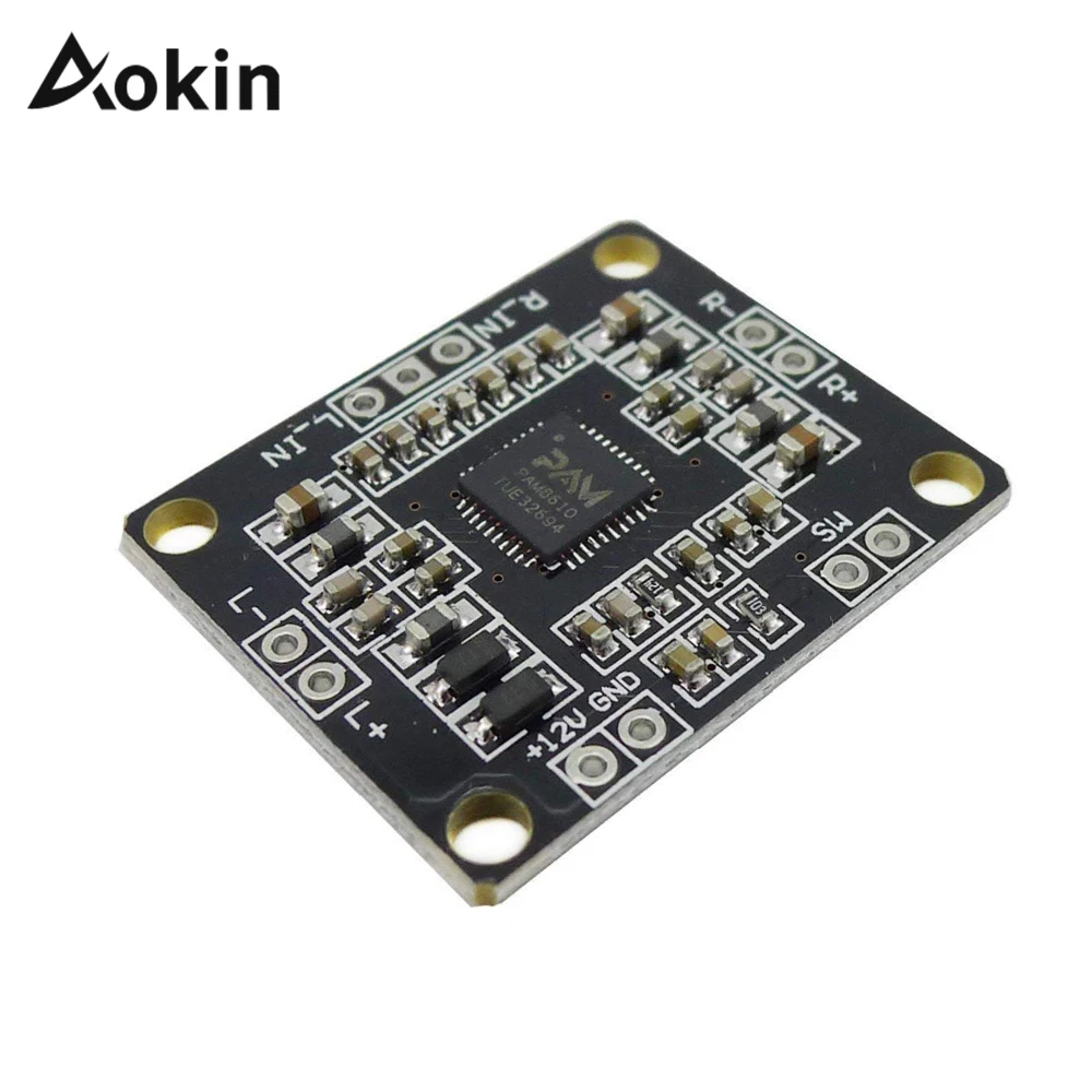 DC 6-12V PAM8610 2x15W Amplifier Board Digital Two-channel Stereo Power Amplifier Board Miniature With switch function
DC 6-12V PAM8610 2x15W Amplifier Board Digital Two-channel Stereo Power Amplifier Board Miniature With switch function