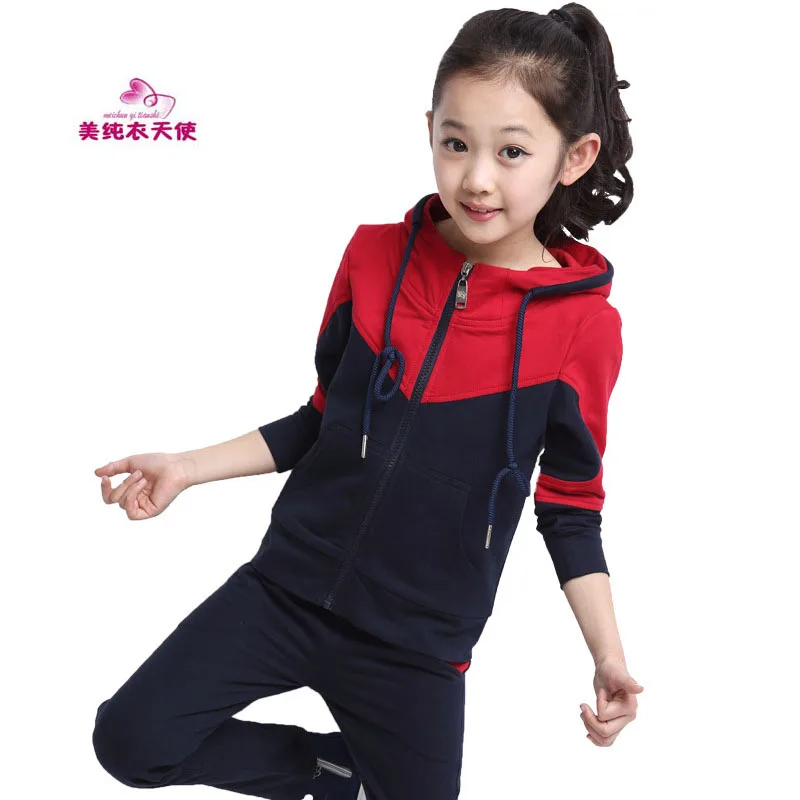 Boys Girls Sports Suits 2017 Spring Autumn Cotton Children's Hooded Tracksuit 2 Pcs/Set 4 6 8 10 12 14 Years Teenagers Clothing
Boys Girls Sports Suits 2017 Spring Autumn Cotton Children's Hooded Tracksuit 2 Pcs/Set 4 6 8 10 12 14 Years Teenagers Clothing