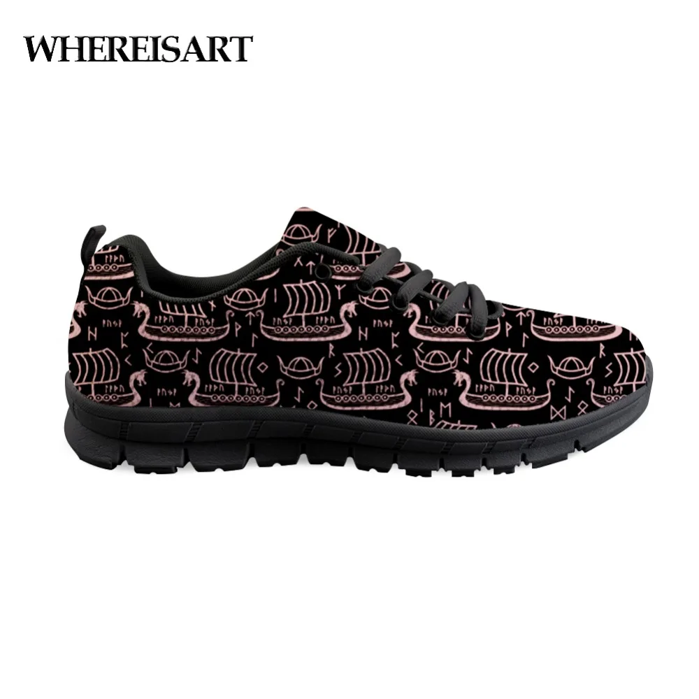 WHEREISART Casual Lightweight Shoes Viking Longboats and Runes Shoes Men Tenis Shoes For Men Breathable Black Shoes Sneakers
WHEREISART Casual Lightweight Shoes Viking Longboats and Runes Shoes Men Tenis Shoes For Men Breathable Black Shoes Sneakers