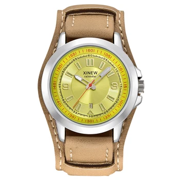 Top Famous Brand XINEW Watches Mens Sports Military Style Leather Band Date Quartz Wrist Watch Montres de Marque de Luxe 2018
Top Famous Brand XINEW Watches Mens Sports Military Style Leather Band Date Quartz Wrist Watch Montres de Marque de Luxe 2018