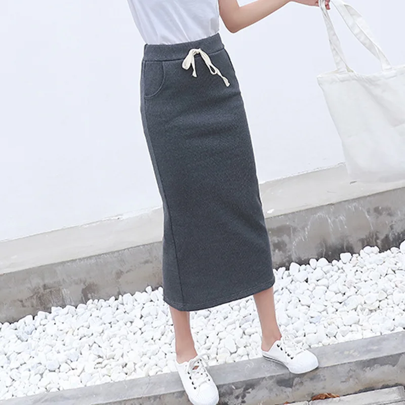 NORMOV High Waist Pencil Skirt Women Spring Summ er Sexy Slim Solid Split Long Skirt Casual Lace-Up Elegant Maxi Skirts Ladies
NORMOV High Waist Pencil Skirt Women Spring Summ er Sexy Slim Solid Split Long Skirt Casual Lace-Up Elegant Maxi Skirts Ladies