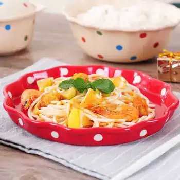 Dishes & Plates Wave point creative flouncing ceramic dish household Irregular polka dot steak breakfast dish tableware
Dishes & Plates Wave point creative flouncing ceramic dish household Irregular polka dot steak breakfast dish tableware