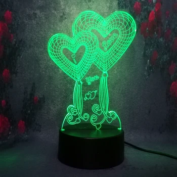Free shiping Double Love Heart 3D Night Light LED Usb 7 colors Boys Gifts Toys Remote Touch Illusion Lamp Bedroom Table Light
Free shiping Double Love Heart 3D Night Light LED Usb 7 colors Boys Gifts Toys Remote Touch Illusion Lamp Bedroom Table Light