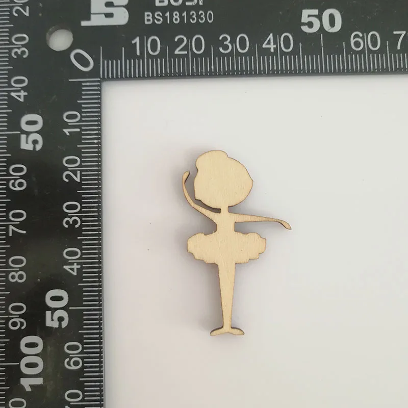 50pcs Ballerina Ballet Dancer Cutout Shape Laser Cut Unfinished Wood Shapes, Craft Shapes, Gift Tags, Ornaments
50pcs Ballerina Ballet Dancer Cutout Shape Laser Cut Unfinished Wood Shapes, Craft Shapes, Gift Tags, Ornaments