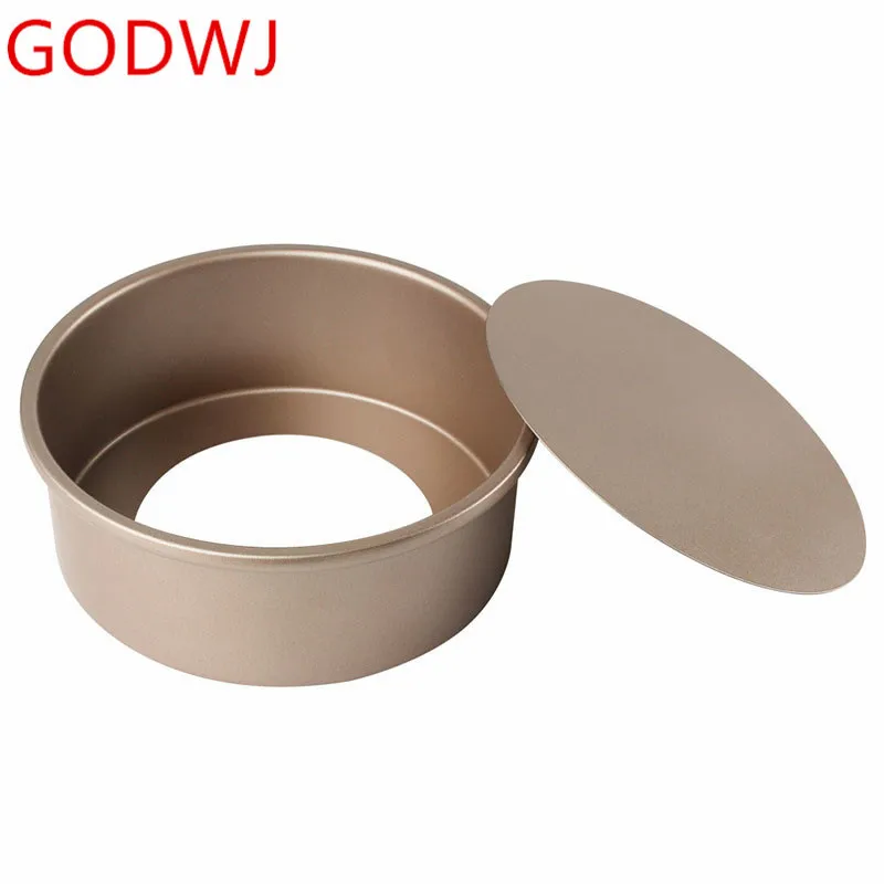 GODWJ 8 Inch New Round Shape Carbon Steel Black Cake Mold DIY Mousse Abrasive Baking Tools Non-stick Cake Decorating Tools
GODWJ 8 Inch New Round Shape Carbon Steel Black Cake Mold DIY Mousse Abrasive Baking Tools Non-stick Cake Decorating Tools