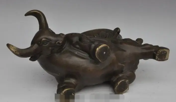 S0684 16"China fengshui Bronze Wealth YuanBao Stronger Bull fly oX Oxen Animal Statue
S0684 16"China fengshui Bronze Wealth YuanBao Stronger Bull fly oX Oxen Animal Statue