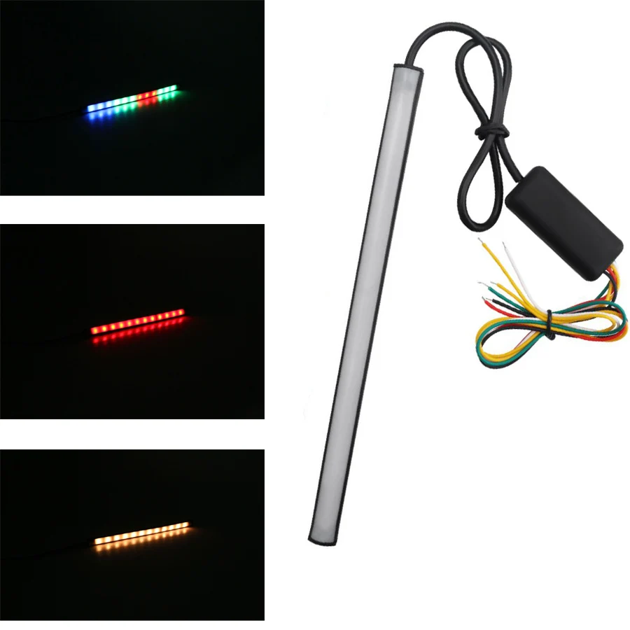 Universal LED Car Motorcycle Running Rear Light Sequential Switchback Flowing Turn Signal Lamp ATV Scooter License Plate Flasher
Universal LED Car Motorcycle Running Rear Light Sequential Switchback Flowing Turn Signal Lamp ATV Scooter License Plate Flasher