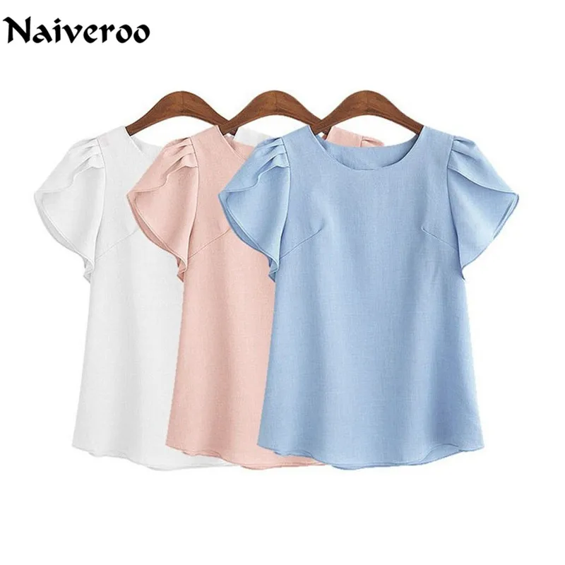 Faroonee Women Tops Blouses Summer New Short Sleeve O-Neck Shirts Casual Vintage Female Tops Blusas Blouse Women's Clothes
Faroonee Women Tops Blouses Summer New Short Sleeve O-Neck Shirts Casual Vintage Female Tops Blusas Blouse Women's Clothes