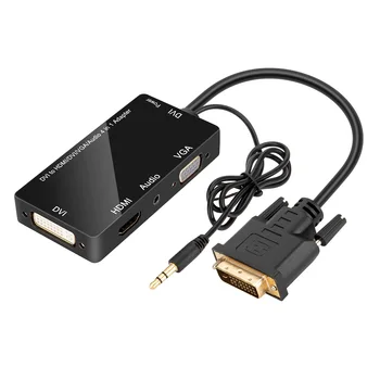 Thunderbolt DVI to VGA+HDMI+DVI data transmission cable for computer Nintendo game HD converter
Thunderbolt DVI to VGA+HDMI+DVI data transmission cable for computer Nintendo game HD converter