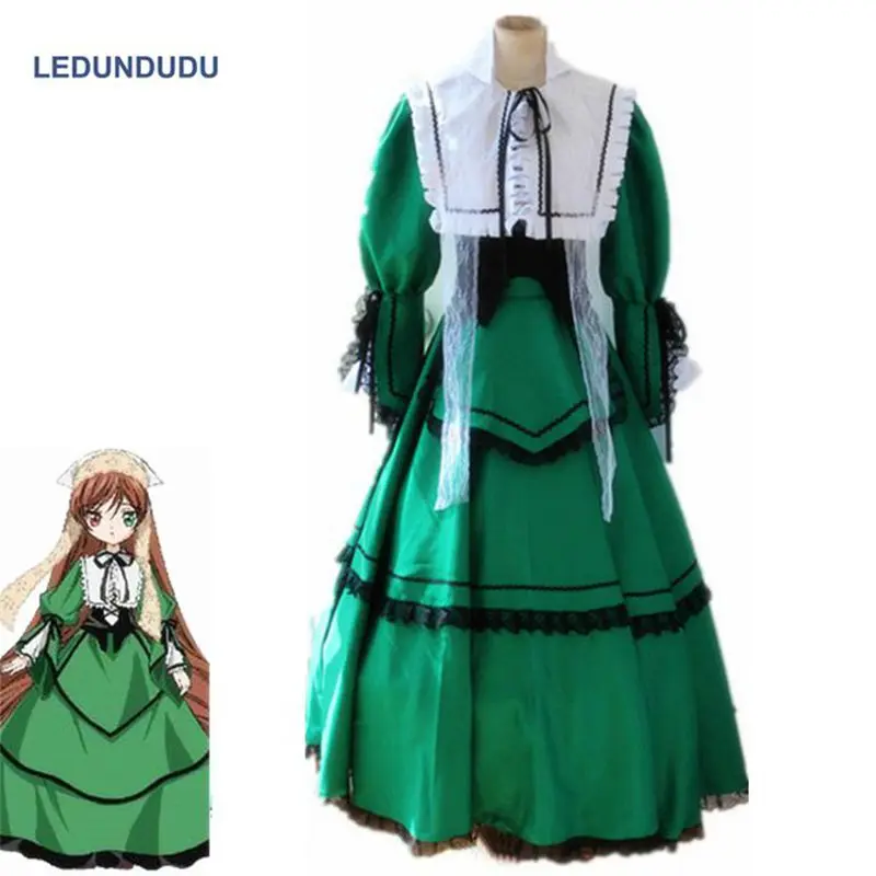 Rozen Maiden Jade Stern Fancy Lolita Dress Women Fancy Green Clothes Cosplay costumes for Halloween Party Dropshipping
Rozen Maiden Jade Stern Fancy Lolita Dress Women Fancy Green Clothes Cosplay costumes for Halloween Party Dropshipping