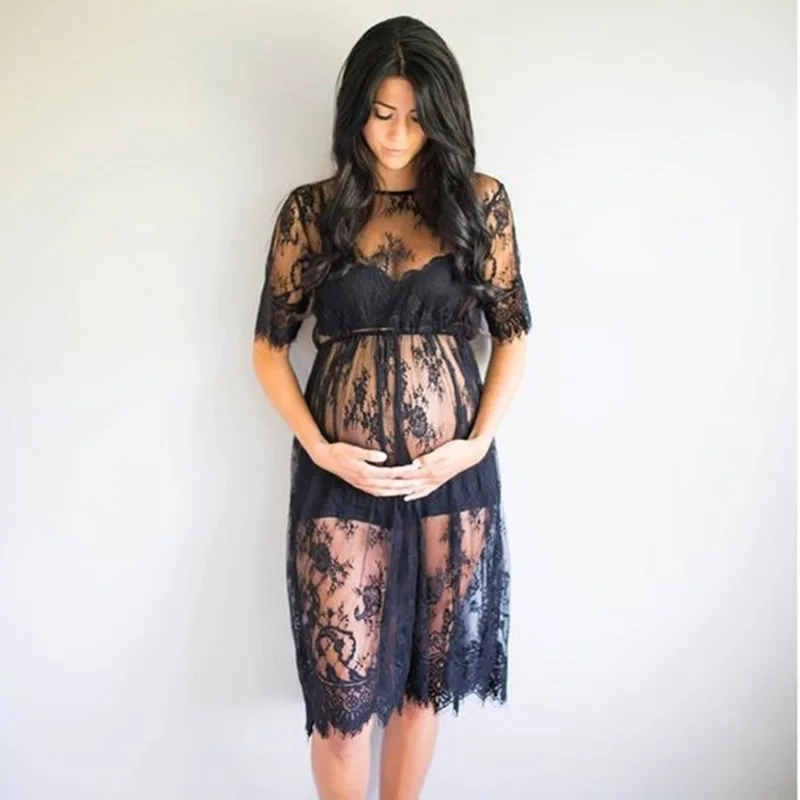 Fashion Women Black Maternity Photography Props Sexy Lace Dress Elegant Fancy Pregnancy Photo Shoot Studio Clothing S M l XL 2XL
Fashion Women Black Maternity Photography Props Sexy Lace Dress Elegant Fancy Pregnancy Photo Shoot Studio Clothing S M l XL 2XL