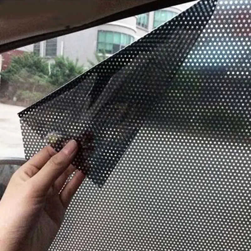 2Pcs Car Styling Side Window Mesh Film Foils Car Sunshade Vehicle Sun Block Windshield Net Electrostatic UV Protection Stickers
2Pcs Car Styling Side Window Mesh Film Foils Car Sunshade Vehicle Sun Block Windshield Net Electrostatic UV Protection Stickers