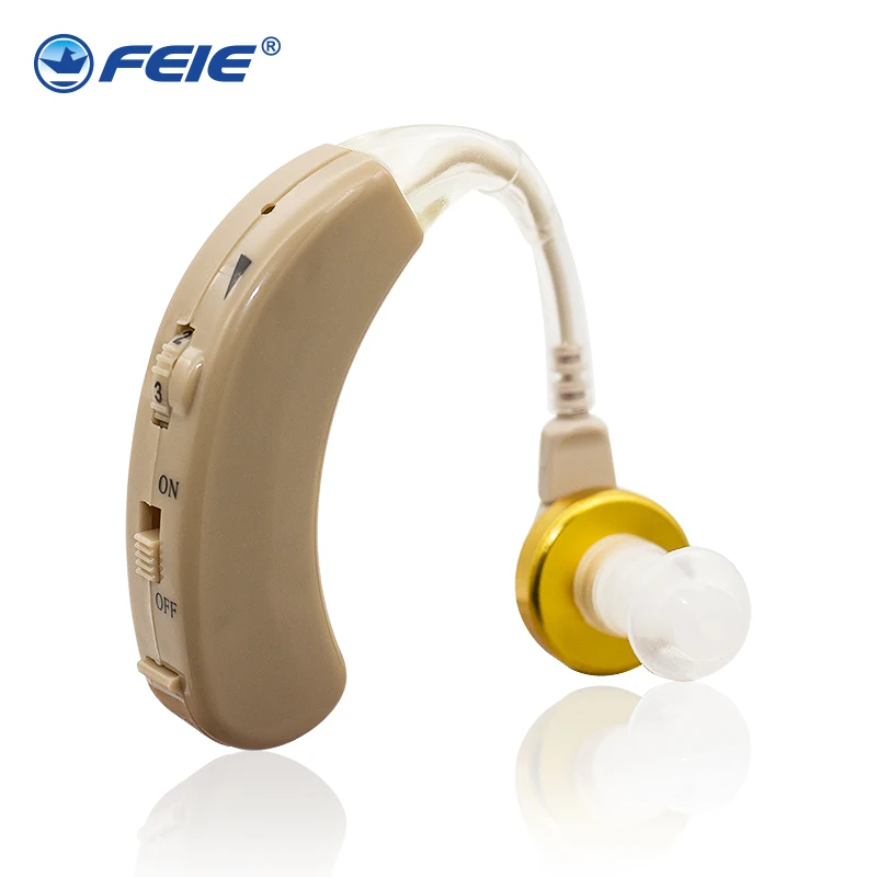 

Cheap Hearing Aid Sound Amplifier Micro Aparelho Auditivo BTE S-520 Deaf-Aid Ear Amplifier aparat Free Shipping Hot Selling
