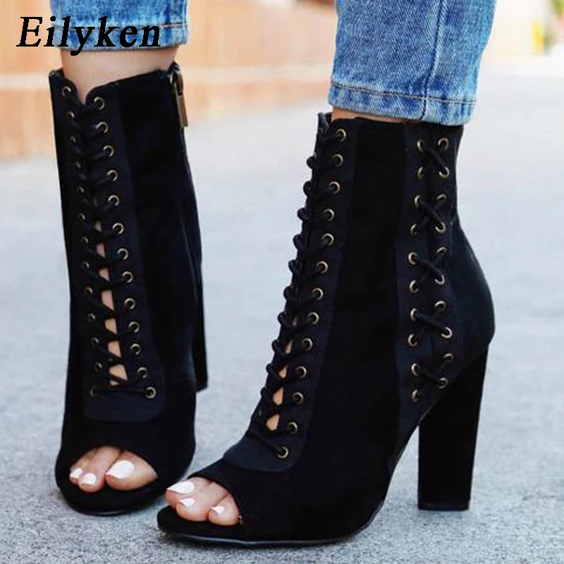 Eilyken 2019 New Design Fashion Women Boots Peep Toe Zipper Autumn Ankle Boots High Heels Woman Booties Sapatos Feminios
Eilyken 2019 New Design Fashion Women Boots Peep Toe Zipper Autumn Ankle Boots High Heels Woman Booties Sapatos Feminios