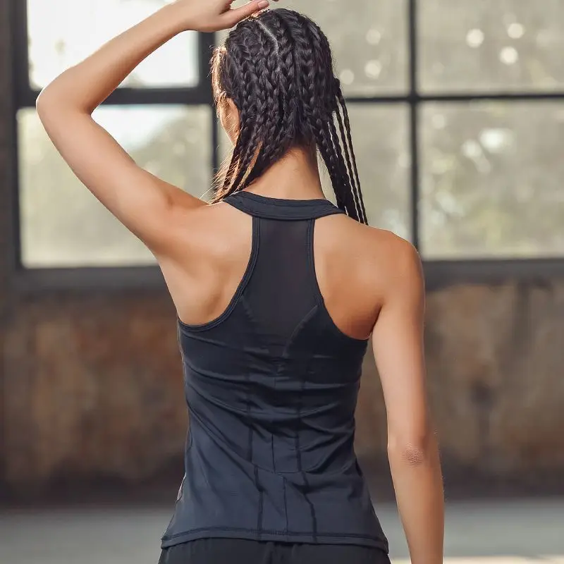 NEW Yoga Vest Women Sleeveless Shirts Breathable Mesh Sport Tops Shockproof Padded Athletic Gym Running Seamless Fitness Top
NEW Yoga Vest Women Sleeveless Shirts Breathable Mesh Sport Tops Shockproof Padded Athletic Gym Running Seamless Fitness Top