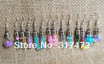 100set/lot mix stytle glass vial bottle mental cap rubber plug ear hook findings DIY dangle earring jewelry findings
100set/lot mix stytle glass vial bottle mental cap rubber plug ear hook findings DIY dangle earring jewelry findings