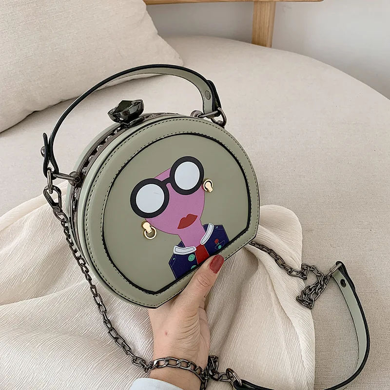 JIULIN2019 New Korea-style portable chain single-shoulder bag fashion lock oblique slant small round bag
JIULIN2019 New Korea-style portable chain single-shoulder bag fashion lock oblique slant small round bag