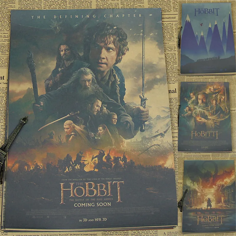 The Hobbit / The Lord of the Rings vintage poster retro classic movie wall stickers home decor wall stickers for kids rooms
The Hobbit / The Lord of the Rings vintage poster retro classic movie wall stickers home decor wall stickers for kids rooms