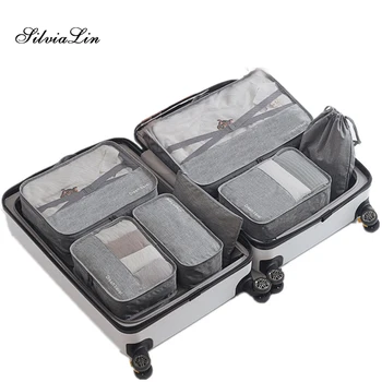 7pcs/Set Travel Organizer Cube Compression Pouches Waterproof Mesh Durable Luggage Organiser Packing Cubes With Shoe Makeup Bag 
7pcs/Set Travel Organizer Cube Compression Pouches Waterproof Mesh Durable Luggage Organiser Packing Cubes With Shoe Makeup Bag