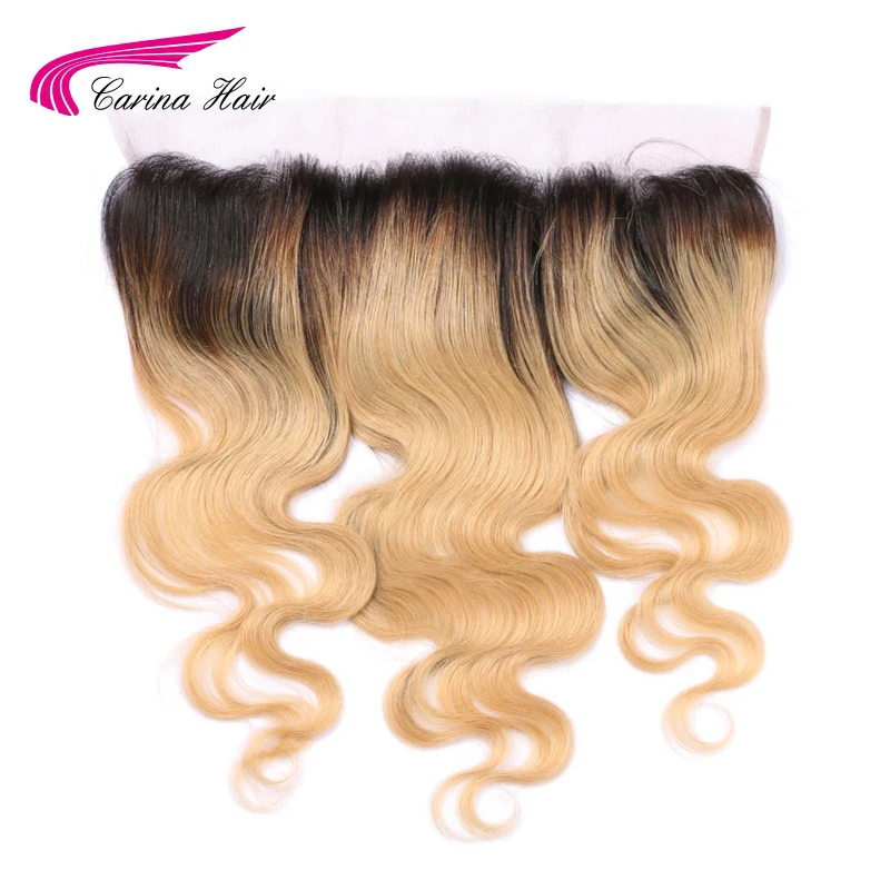 Carina Hair Ombre Color T1B/27# 13*4 Ear to Ear Lace Frontal Closure Swiss Lace Bleached Knots Brazilian Remy Hair Free Shipping
Carina Hair Ombre Color T1B/27# 13*4 Ear to Ear Lace Frontal Closure Swiss Lace Bleached Knots Brazilian Remy Hair Free Shipping
