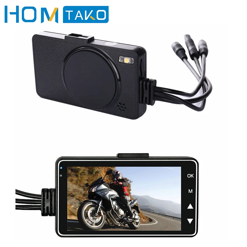 Motorcycle DVR Full HD DashCam Waterproof Dual Len Front Rear View Motor Recorder Registrar Motorbike Dual-track Camera Detector
Motorcycle DVR Full HD DashCam Waterproof Dual Len Front Rear View Motor Recorder Registrar Motorbike Dual-track Camera Detector