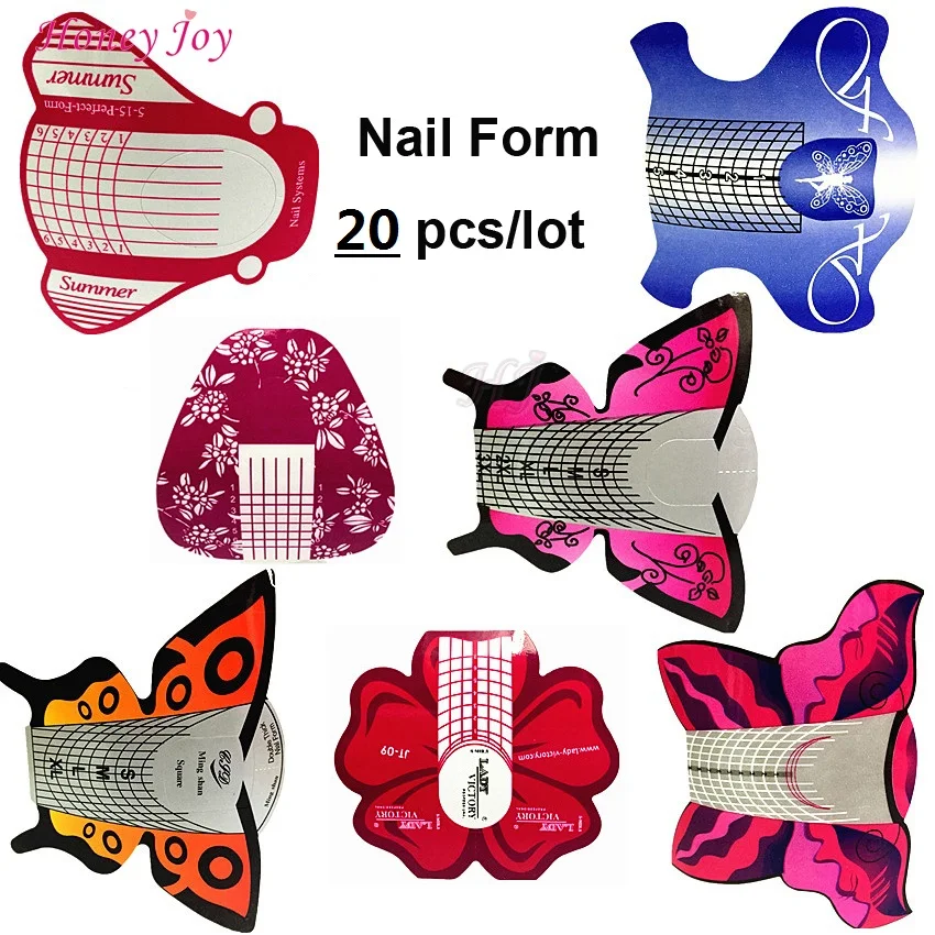 20pcs/design Professional Nail Form Tips Nail Art Guide Form Acrylic Tip Gel Extension Sticker Nail Polish Curl Form
20pcs/design Professional Nail Form Tips Nail Art Guide Form Acrylic Tip Gel Extension Sticker Nail Polish Curl Form