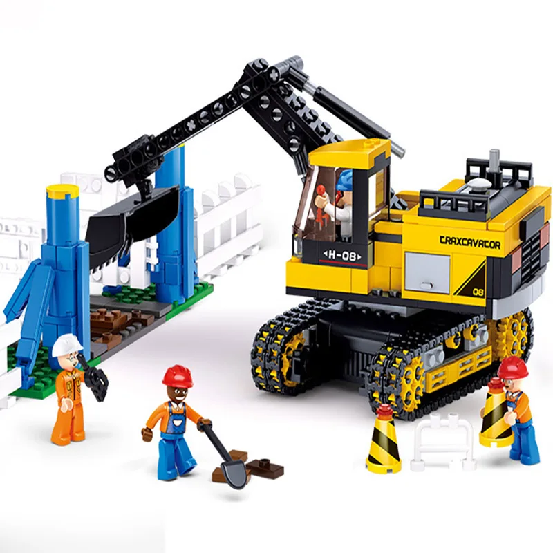 614pcs Crawler excavator toys Model Building Blocks Enlighten Figures Educational Toy For Children DIY bricks Compatible Legoing
614pcs Crawler excavator toys Model Building Blocks Enlighten Figures Educational Toy For Children DIY bricks Compatible Legoing