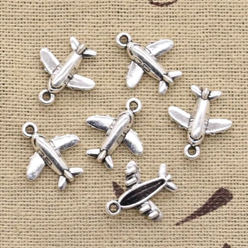 50pcs Charms Lover Plane Airplane 15x14mm Antique Silver Color Plated Pendants Making DIY Handmade Tibetan Silver Color Jewelry
50pcs Charms Lover Plane Airplane 15x14mm Antique Silver Color Plated Pendants Making DIY Handmade Tibetan Silver Color Jewelry