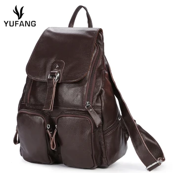 2020 Women Bag Vintage Style Female Backpack Genuine Leather Ladies Travel Bags Fashion School Designer Shoulder Bag Daily
2020 Women Bag Vintage Style Female Backpack Genuine Leather Ladies Travel Bags Fashion School Designer Shoulder Bag Daily