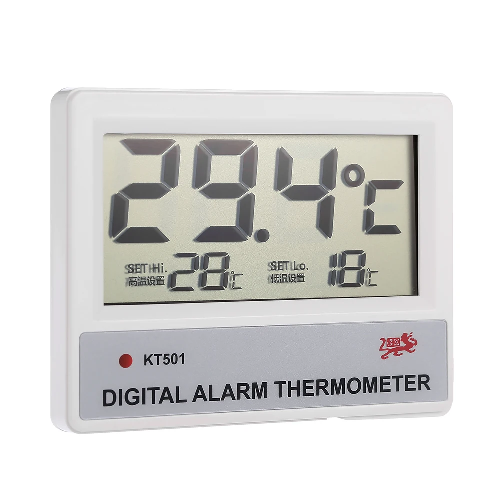 LCD Digital Fish Tank Aquarium Thermometer Water Temperature Meter C/F High/Low Temperature Alarm
LCD Digital Fish Tank Aquarium Thermometer Water Temperature Meter C/F High/Low Temperature Alarm