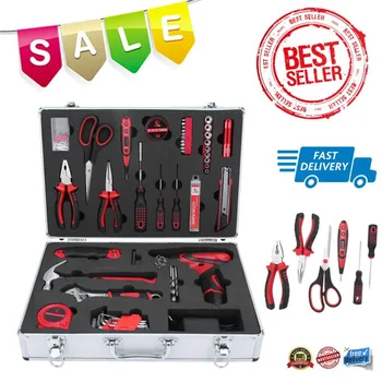 60PCS/SET Professional Steel Socket Wrench Repair Tools Set Home Repair Hand Tool Kit With Storage Box Case
60PCS/SET Professional Steel Socket Wrench Repair Tools Set Home Repair Hand Tool Kit With Storage Box Case