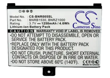 

Cameron Sino 1250mAh Battery 9875521 9BS11GTFF10B3 BNRB1530 BNRB454261 BNRZ1000 for Barnes & Noble 005,BNRV100,BNRZ100,NOOK