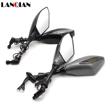 For Honda CBR600F CBR600RR CBR900RR CBR929RR Motorcycle fiber Carbon LED Turn Signals Light Indicator Mirrors
For Honda CBR600F CBR600RR CBR900RR CBR929RR Motorcycle fiber Carbon LED Turn Signals Light Indicator Mirrors