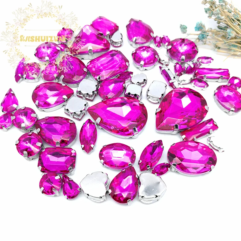 58pcs 10shapes 25sizes Mix Rose red shape and sizes Glass Crystal rhinestones silvery bottom DIY Clothing accessories
58pcs 10shapes 25sizes Mix Rose red shape and sizes Glass Crystal rhinestones silvery bottom DIY Clothing accessories