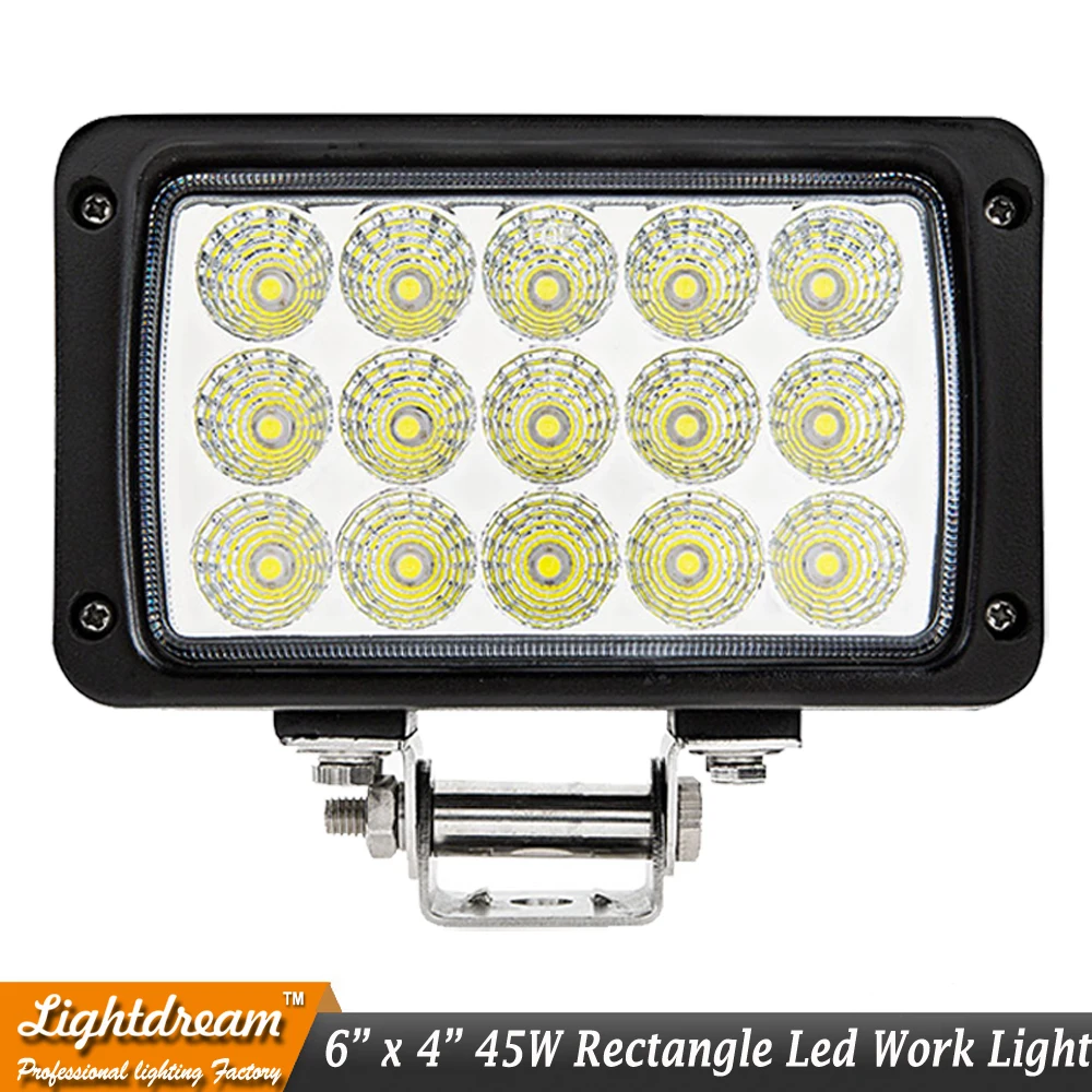 6 Inch 12V/24V 6000K 45W Waterproof LED Car Work Light for Truck Trailer 4x4 4WD SUV ATV OffRoad Car Motorcycle Boat Flood light
6 Inch 12V/24V 6000K 45W Waterproof LED Car Work Light for Truck Trailer 4x4 4WD SUV ATV OffRoad Car Motorcycle Boat Flood light