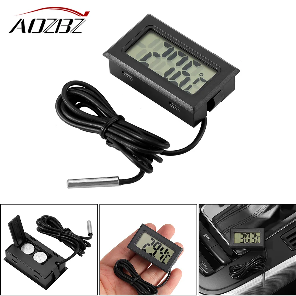 Digital Thermometer Thermal Imager Car Electronic Temperature Instruments Waterproof Sensor Probe Gauge Weather Station Meter
Digital Thermometer Thermal Imager Car Electronic Temperature Instruments Waterproof Sensor Probe Gauge Weather Station Meter