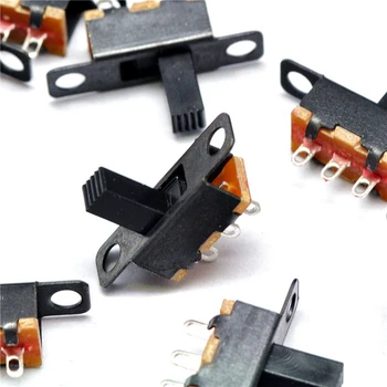 50pcs/lot SS12F15VG6 horizontal handle/lever push switch 3 feet 2 handle height 6MM
50pcs/lot SS12F15VG6 horizontal handle/lever push switch 3 feet 2 handle height 6MM