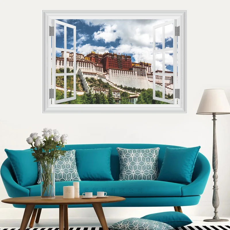 CHina Famous building Potala Palace 3D Wall Sticker PVC Material removable wall Mural For Living room sofa background Home Decor
CHina Famous building Potala Palace 3D Wall Sticker PVC Material removable wall Mural For Living room sofa background Home Decor