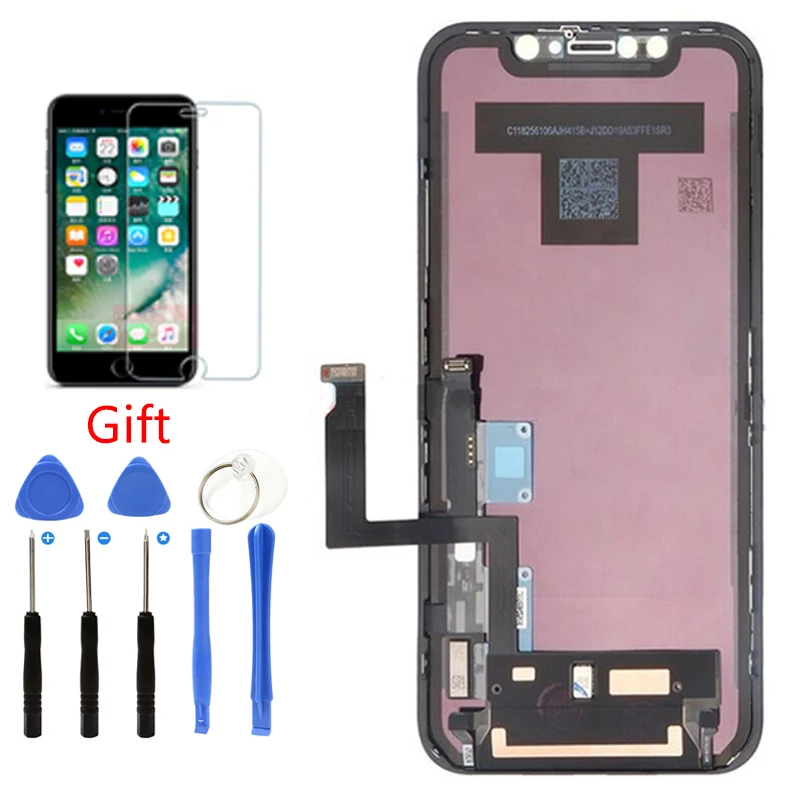 6.1 Inch For iPhone XR LCD Display TFT Touch Screen Digitizer Assembly Replacement Black Original Quality For iPhone XR LCD
6.1 Inch For iPhone XR LCD Display TFT Touch Screen Digitizer Assembly Replacement Black Original Quality For iPhone XR LCD