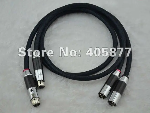 A Pair Hi End SQ88B G5 Silver plated Interconnect Cable Carbon Firber XLR Connector hifi XLR cable
A Pair Hi End SQ88B G5 Silver plated Interconnect Cable Carbon Firber XLR Connector hifi XLR cable