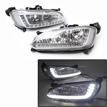 LED DRL Fog Light Daytime Running Light Day Driving Work Lamp For Hyundai Santa Fe 2013-2014 Pair Car Indicators Accessories
LED DRL Fog Light Daytime Running Light Day Driving Work Lamp For Hyundai Santa Fe 2013-2014 Pair Car Indicators Accessories