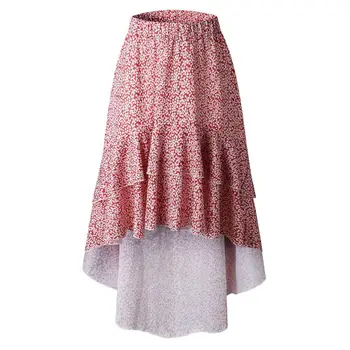 Sexy High Waist Dot Print Retro Irregular Women Skirts Wave Slim Ruffled Long Simple Skirt Elegant Women's Clothing
Sexy High Waist Dot Print Retro Irregular Women Skirts Wave Slim Ruffled Long Simple Skirt Elegant Women's Clothing